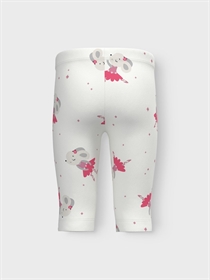 NAME IT Trekvart Leggings Vivian Capri Bright White